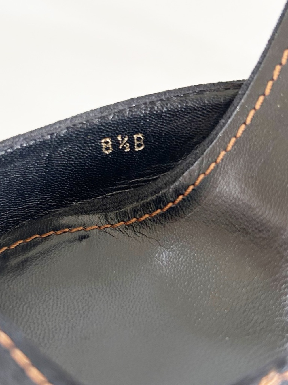 Chanel Vintage Dark Denim Turnlock Quilted Mule Heels Size EU 38.5 - Picture 12 of 13